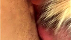 Mature milf with big tits sucks BBC in epic blowjob and facial compilation