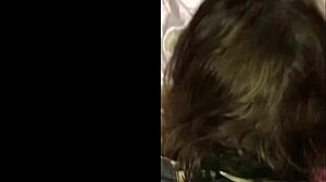 French Amateur Slut In Black White Pink Satin Panties Deepthroats And Ass To Mouth