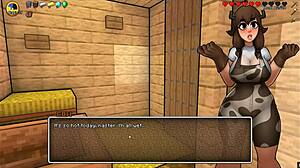 Alex delivers the best handjob in hornycraft parody