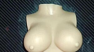 dolly begs for double penetration and I finish on her chest