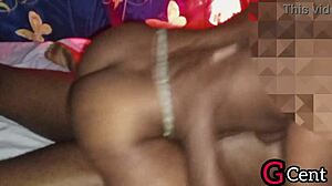 BBC digs deep into her tight wet pussy with moans