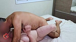 amateur wife gets pounded hard and sprayed with cum