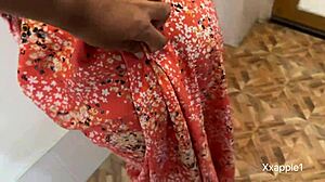 Friends Wife With Pretty Boobs Gets Fucked In Standing Doggystyle