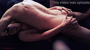 french cougar, wanna see huge couch cumshot?