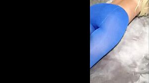 i got this milf with perfect body in pantyhose and eight inch heels, tits and ass so big