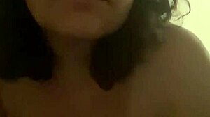 Mature Latina Strips Down in Sexy Glasses