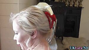 Oops, British nurse suckin cock in hospital!