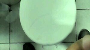 Girl masturbates at work to a screaming orgasm!