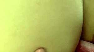 Blonde babe licks ass and gives foot job in public car.