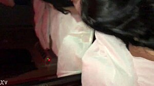 Petite 18 year old girl explores her young body in intimate moments.