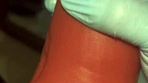 She deep throats her huge cock in dorm.