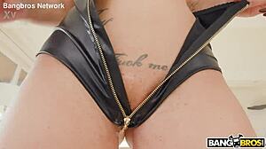 she's all about that anal action with her shaved pussy and small tits