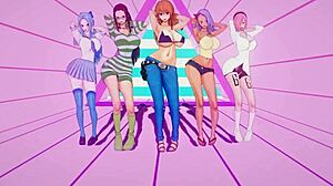 one piece girl uses toys for anal pleasure and orgasm