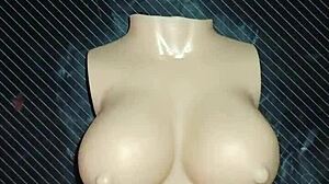 dolly begs for double penetration and I finish on her chest