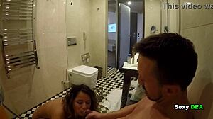 Seductive Goddess Sexydeas Enjoys Sensual Shower After Fun