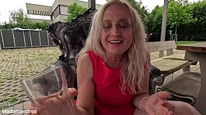 Horny Woman Masturbates In Hot Summer