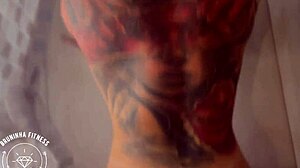 Watch this redhead get fucked in the shower!