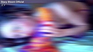 Stacy Bloom takes dildo all in!