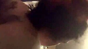 Is she screaming from the deep pounding?