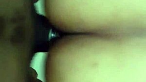 the big cock breaks the condom while fucking her ass. she gets pregnant from the monster dick.