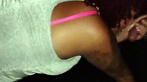 brazilian wife caught in wild gloryhole cabin action.