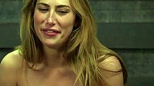 Kinky Blonde Gagged and Throat Fucked in Hardcore BDSM Scene.