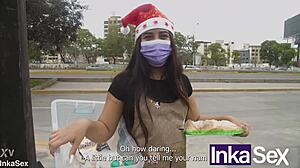 Colombian Stepsister Gets Christmas Gift of Hard Meat on Christmas Eve