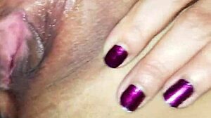 Wild licking and fingering her tight pussy!