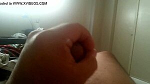 Curious guy jacking off while thinking about ladies in a private moment