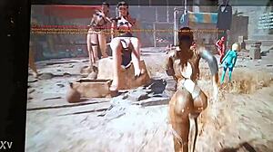 Curvy Sexy Fat Woman Poses Seductively