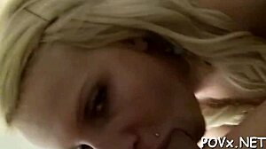 Seksowna dziewczyna jeździ na kutasie dając zabójczego lodzika w gorącym POV