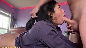 Tiny Latina Girlfriend Gets Assfucked by Her Man