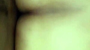 the big cock breaks the condom while fucking her ass. she gets pregnant from the monster dick.