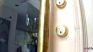 a sexy asian brunette shares strapons and sex toys during hot lesbian sex