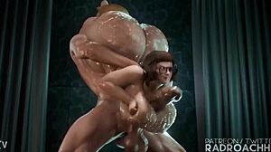 Damn, Velma gets pounded hard and tit fucked rough!