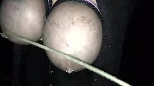 Man, punishing tied BBW tits gets rough!