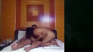 Chubby lovers share a wet squirty dream with curvy belly action.