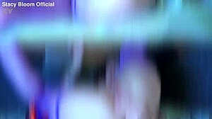 Stacy Bloom takes dildo all in!