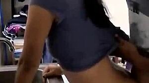 Hey, check out this mexican amateur getting fucked while doing dishes