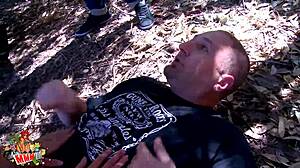 Petite Teen with Small Tits and Big Pussy Banged Hard by Two Guys