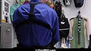 Milf Thief Banged by Guard for Freedom Option