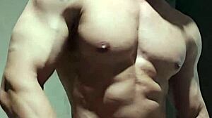 Strong Muscular Brazilian Man Shows Off Homemade Skills