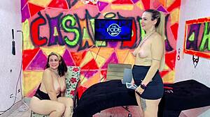 the fode diguinha dj chupo muito a buceta da atriz niikki at fica com a boca toda molhada as duas fizeram uma suruba de peitos na tela