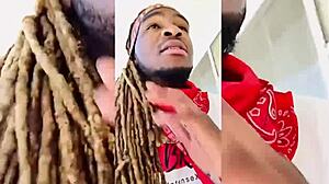 daddy cums on friend’s ebony booty, making me drip