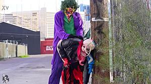 Rachel Luxe As Harley Quinn Takes Monster BBC In Joker 2 Cosplay