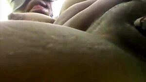 Perfect Tits Ebony Gets Pussy Fucked in Park!