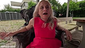 Horny Woman Masturbates In Hot Summer