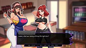 futanari milf dominates with big ass in hentai