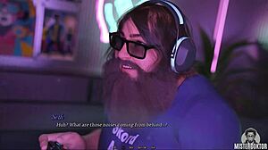 His cock is deep in her tight pussy?