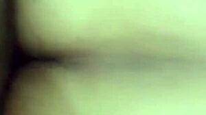 the big cock breaks the condom while fucking her ass. she gets pregnant from the monster dick.